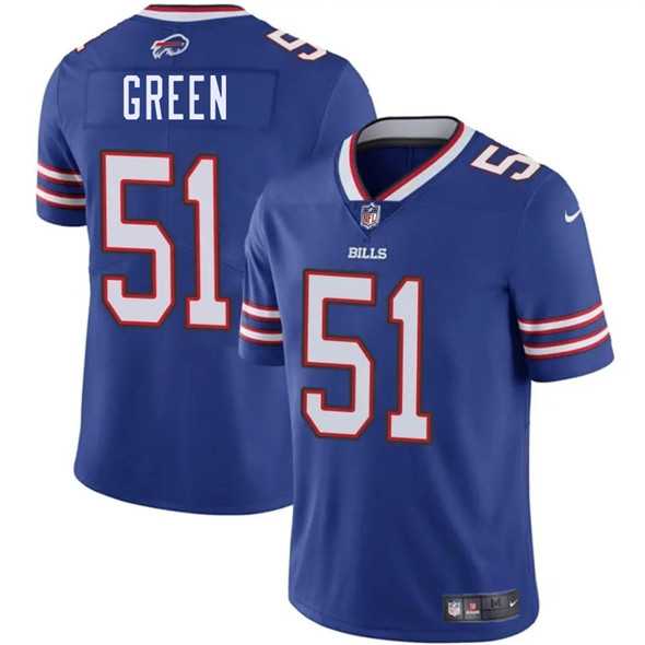 Men & Women & Youth Buffalo Bills #51 Kendrick Green Blue 2025 Vapor Untouchable Limited Stitched Jersey